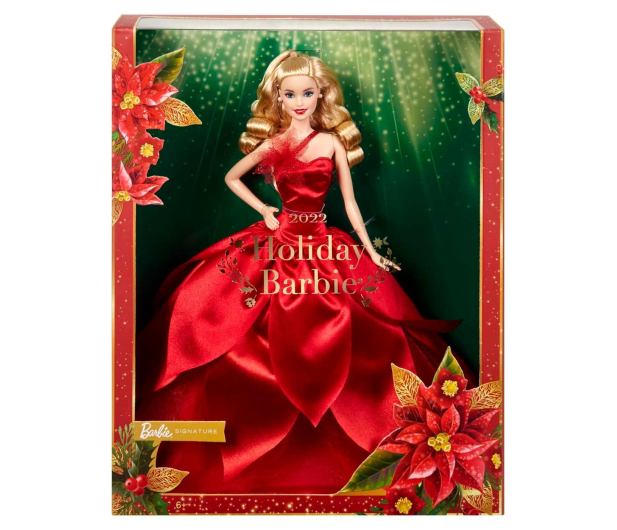 Barbie Signature Lalka świąteczna 2022 Blond włosy - 1051939 - zdjęcie